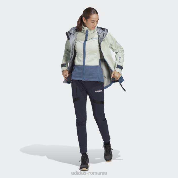 Adidas geacă de ploaie verde terrex myshelter gore-tex adidas femei verde/otel 2JBN24111
