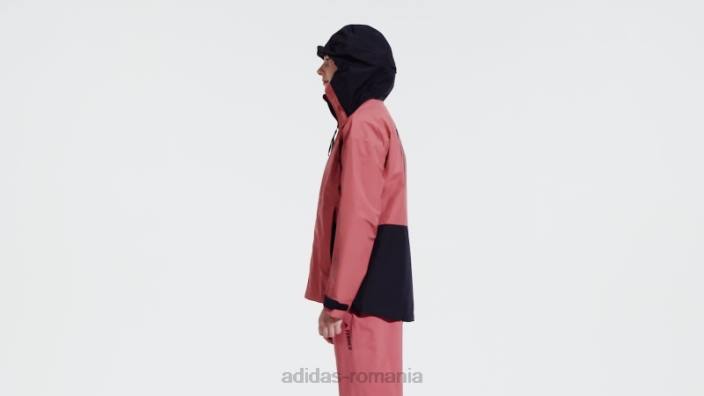 Adidas geaca de ploaie rosie terrex gore-tex paclite adidas femei cerneală roșie 2JBN24105