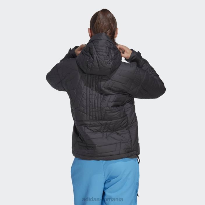 Adidas hot terrex făcut pentru a fi refăcut anorac căptușit negru femei negru 2JBN24091