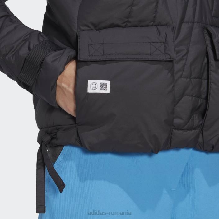 Adidas hot terrex făcut pentru a fi refăcut anorac căptușit negru femei negru 2JBN24091