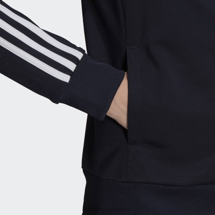 Adidas ink primegreen essentials warm-up jachetă de sport subțire cu 3 dungi adidas femei cerneală 2JBN22449