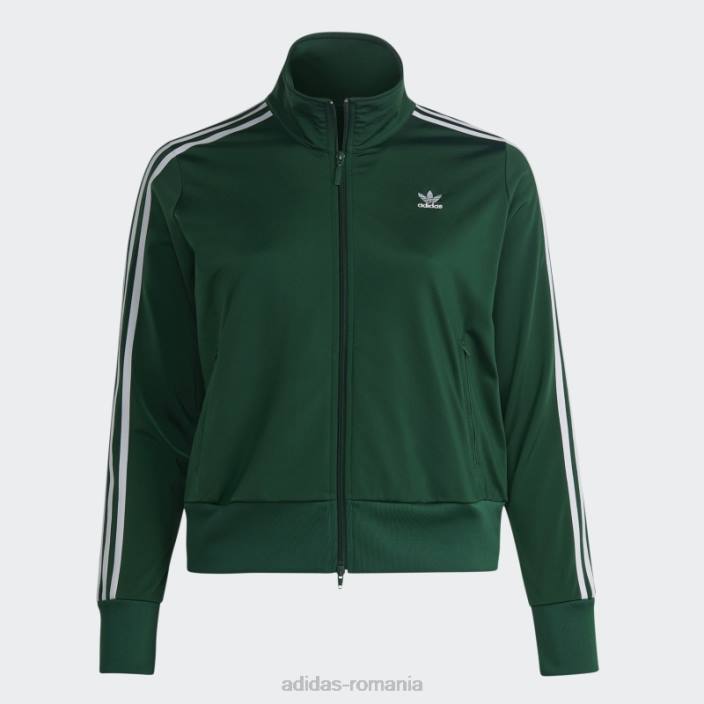 Adidas jachetă adicolor classics firebird verde închis (plus mărime) femei verde inchis 2JBN22541