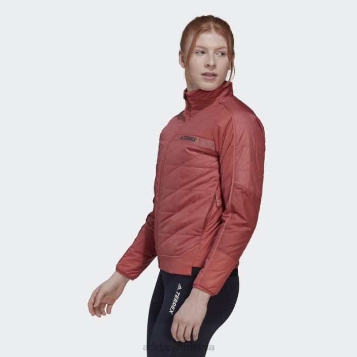 Adidas jachetă izolată sintetică multi roșu terrex femei roșu 2JBN24059