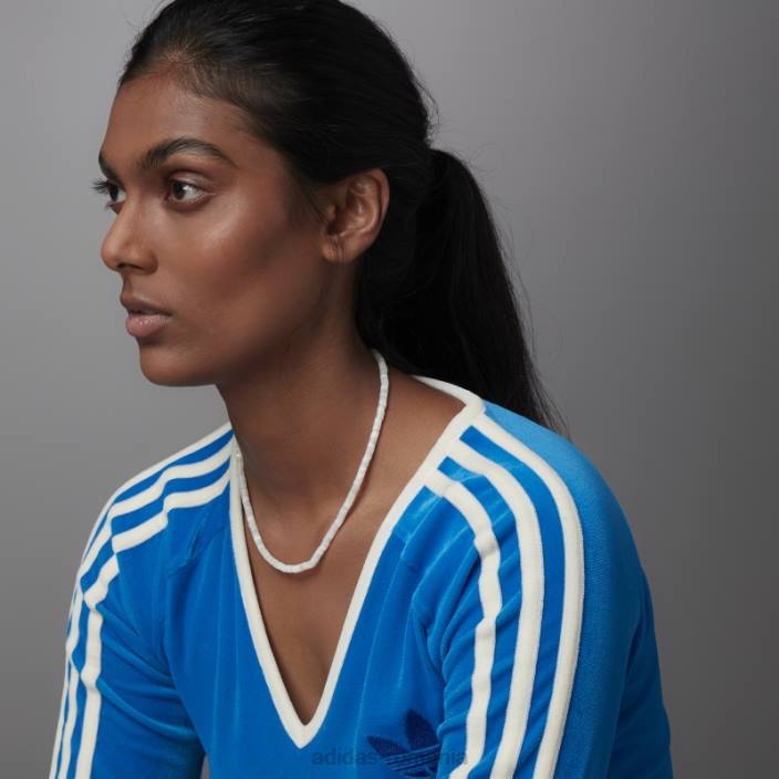 Adidas adicolor heritage now body cu mânecă lungă pasăre albastră adidas femei pasare albastra 2JBN24114