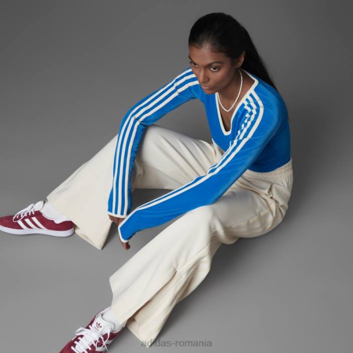 Adidas adicolor heritage now body cu mânecă lungă pasăre albastră adidas femei pasare albastra 2JBN24114
