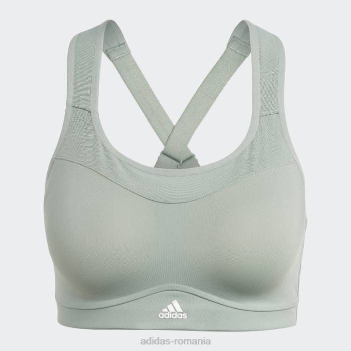 Adidas argintiu verde tlrd impact antrenament sutien inalt de sustinere adidas femei verde argintiu/alb 2JBN23709