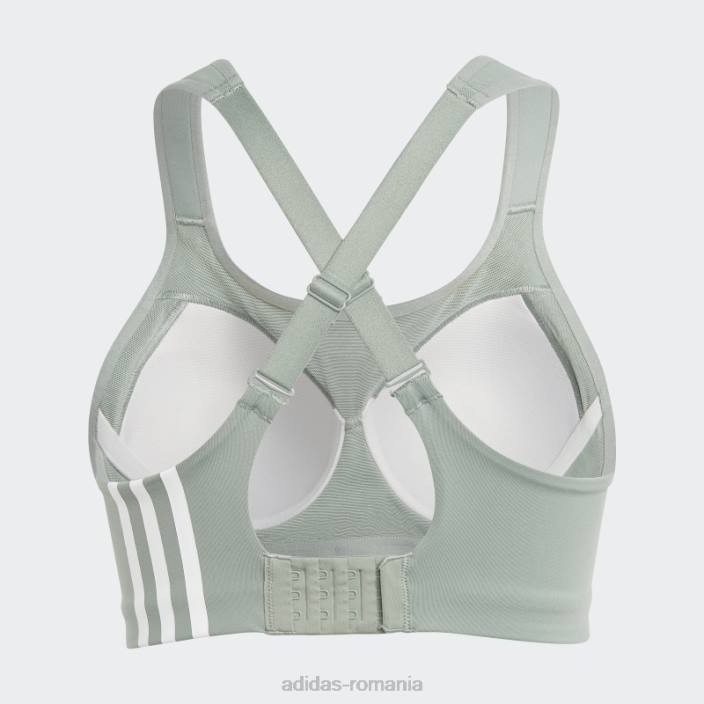 Adidas argintiu verde tlrd impact antrenament sutien inalt de sustinere adidas femei verde argintiu/alb 2JBN23709