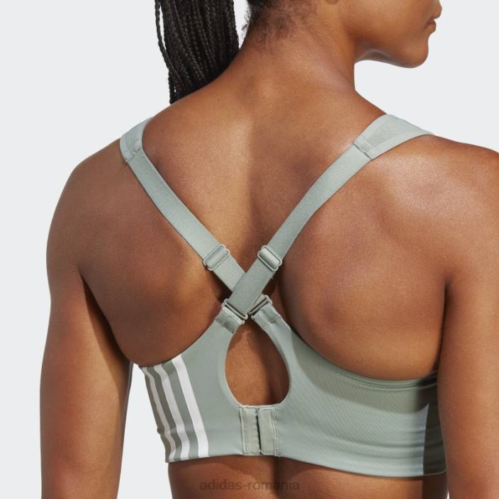 Adidas argintiu verde tlrd impact antrenament sutien inalt de sustinere adidas femei verde argintiu/alb 2JBN23709