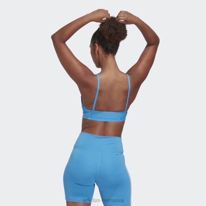 Adidas blue thebe magugu studio light-support sutien femei albastru 2JBN23711