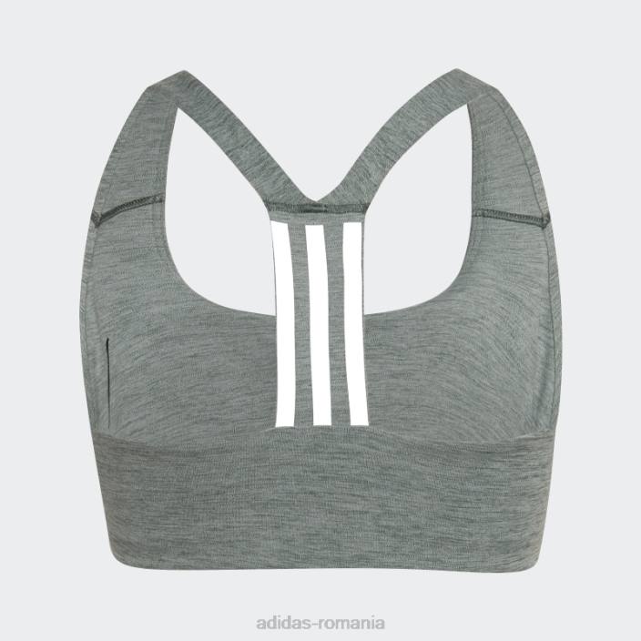 Adidas green oxide mel powerimpact sutien mediu de antrenament femei oxid verde mel/alb 2JBN23729