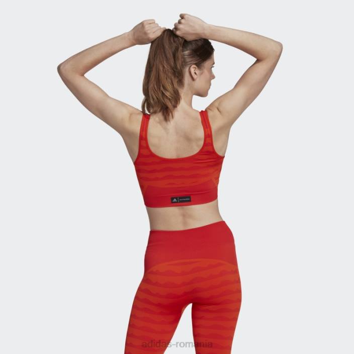 Adidas sutien aeroknit portocaliu marimekko adidas femei portocale 2JBN23745