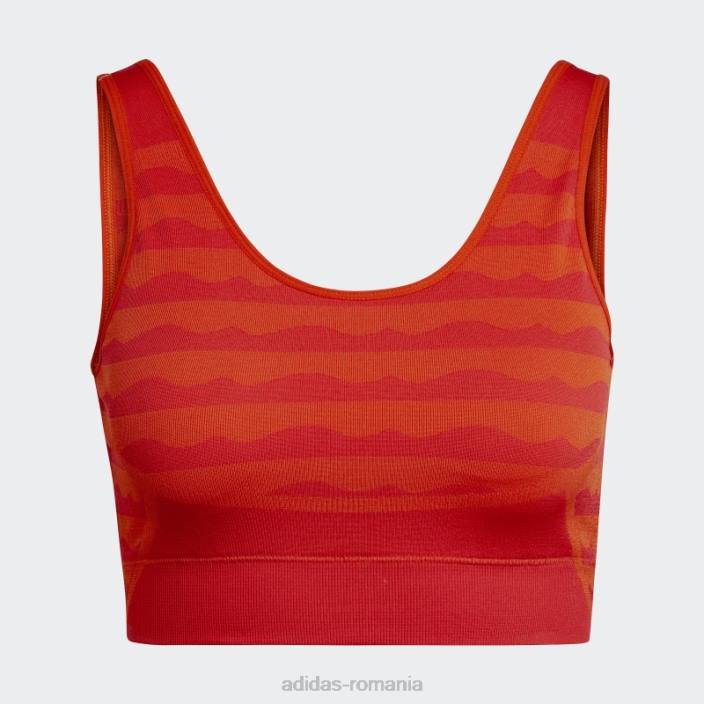 Adidas sutien aeroknit portocaliu marimekko adidas femei portocale 2JBN23745