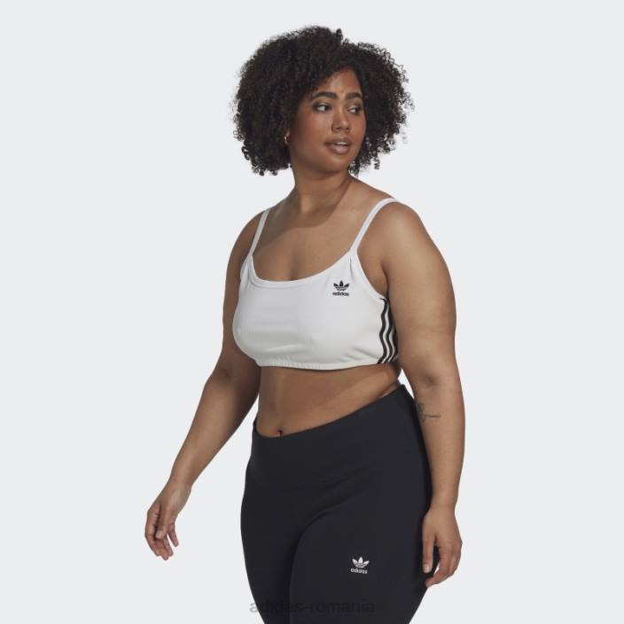 Adidas sutien alb adicolor classics (mărime plus) femei alb 2JBN22660