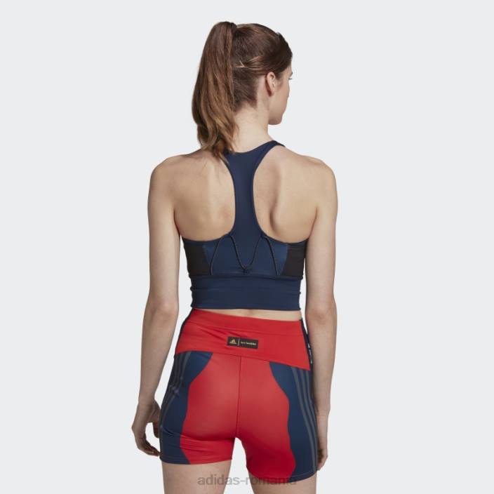 Adidas sutien de buzunar marimekko cu suport mediu adidas bleumarin femei marina 2JBN23754