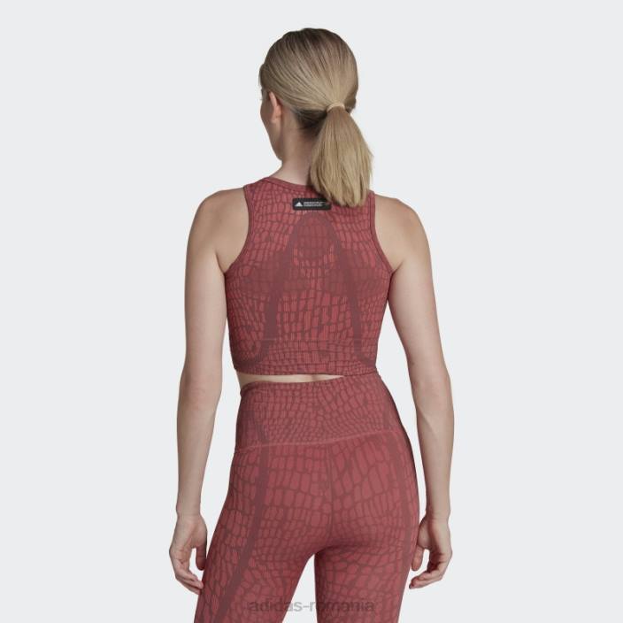 Adidas sutien de susținere ușoară formotion sculpt texturat visiniu femei visiniu/rosu 2JBN23750