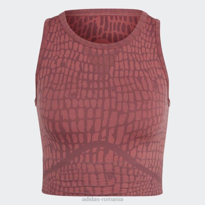 Adidas sutien de susținere ușoară formotion sculpt texturat visiniu femei visiniu/rosu 2JBN23750