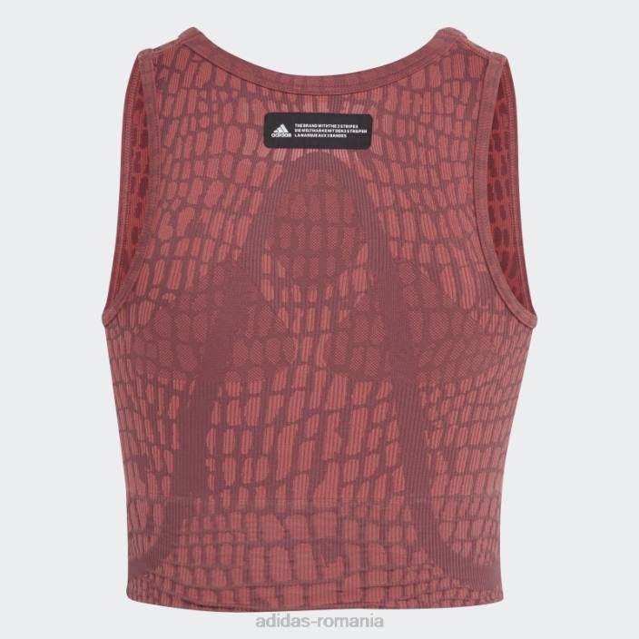 Adidas sutien de susținere ușoară formotion sculpt texturat visiniu femei visiniu/rosu 2JBN23750