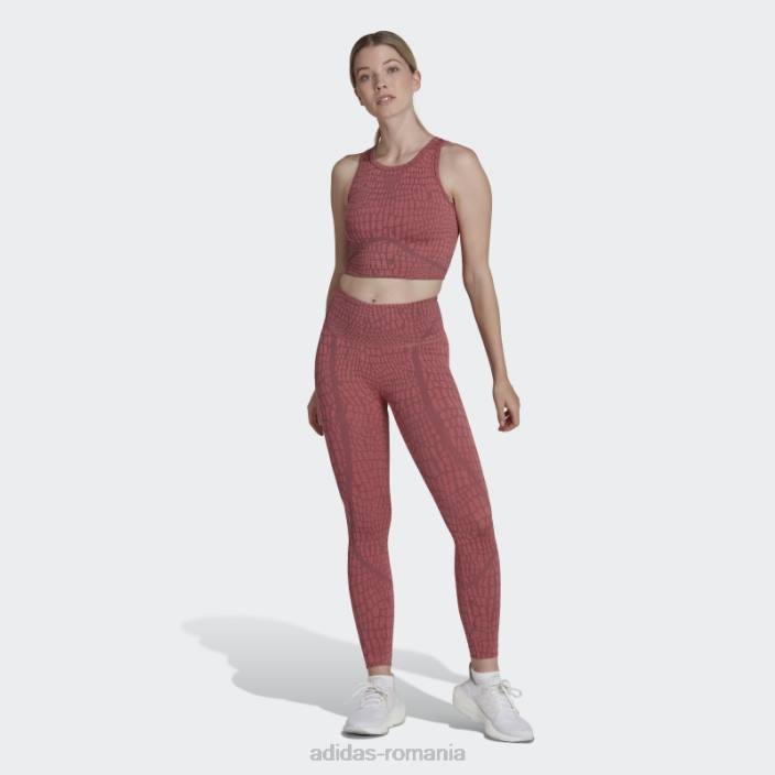 Adidas sutien de susținere ușoară formotion sculpt texturat visiniu femei visiniu/rosu 2JBN23750