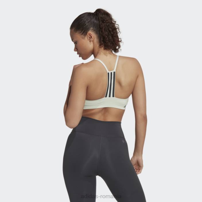 Adidas sutien de sustinere usoara de antrenament aeroimpact verde femei verde/carbon 2JBN23809