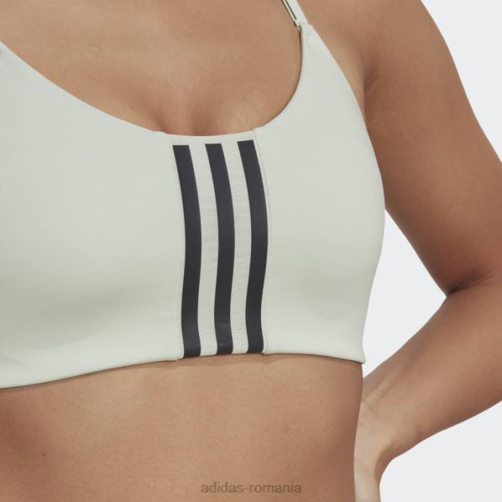 Adidas sutien de sustinere usoara de antrenament aeroimpact verde femei verde/carbon 2JBN23809