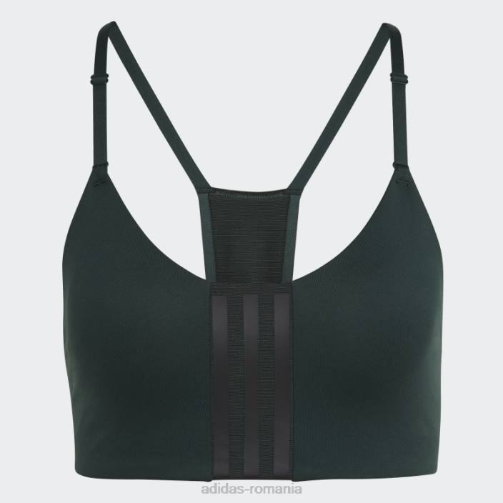 Adidas sutien de sustinere usoara pentru antrenament aeroimpact verde femei verde/negru 2JBN23723