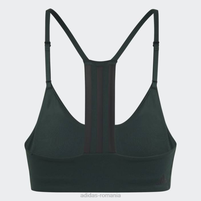 Adidas sutien de sustinere usoara pentru antrenament aeroimpact verde femei verde/negru 2JBN23723