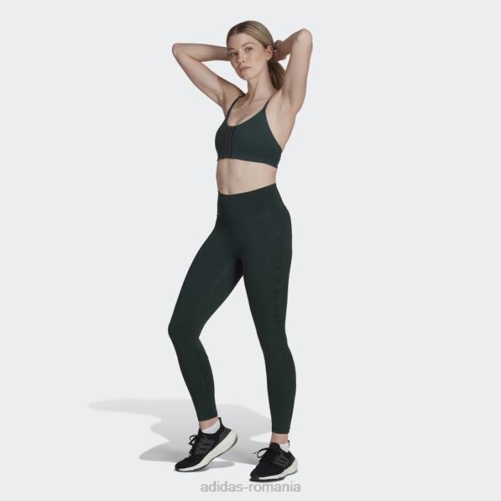 Adidas sutien de sustinere usoara pentru antrenament aeroimpact verde femei verde/negru 2JBN23723