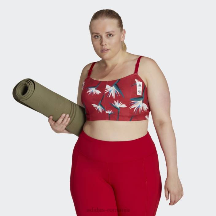 Adidas thebe magugu studio sutien light-support (plus size) roșu adidas femei roșu 2JBN23268
