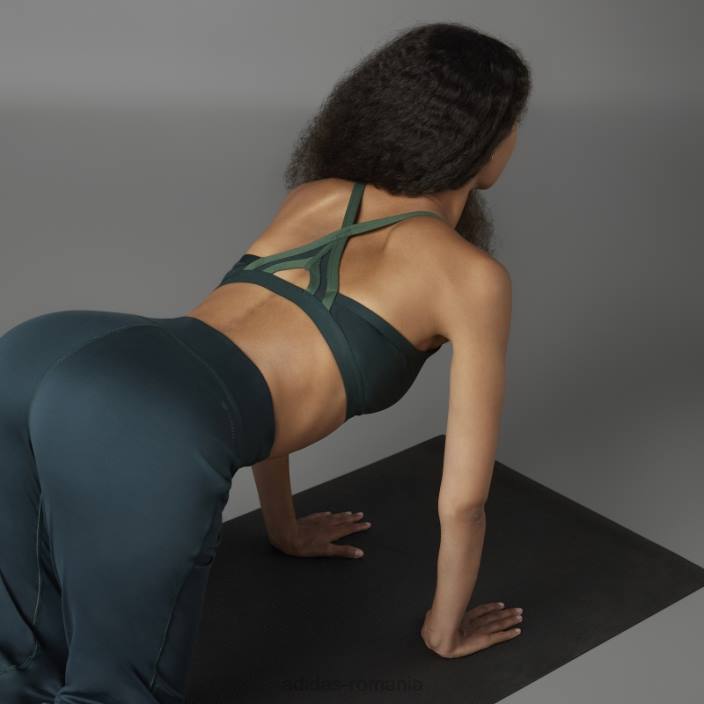 Adidas verde authentic balance yoga sutien lumina adidas femei verde 2JBN23715