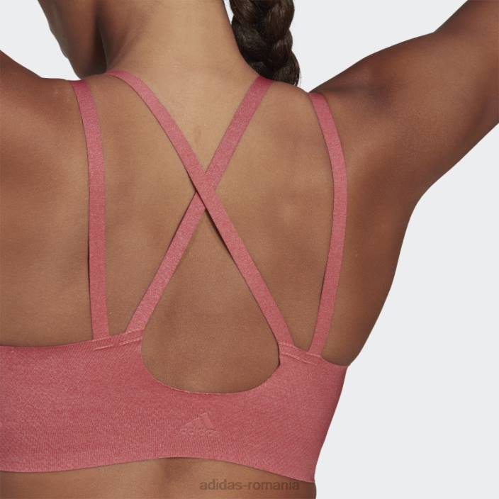 Adidas yoga luxe studio sutien de foc cu susținere luminoasă roșu femei roșu 2JBN23720