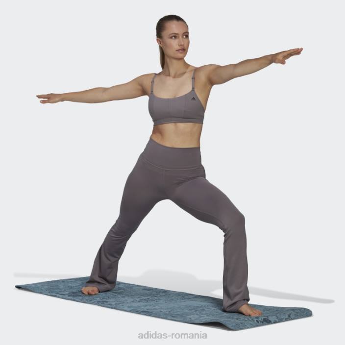 Adidas yoga studio sutien de susținere luminoasă trace gri femei urmă gri 2JBN23749