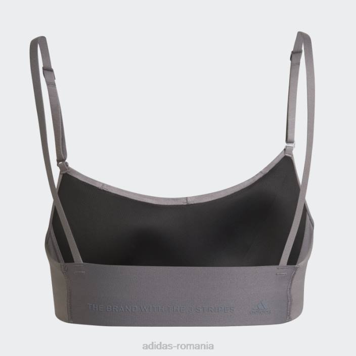 Adidas yoga studio sutien de susținere luminoasă trace gri femei urmă gri 2JBN23749