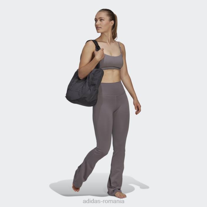 Adidas yoga studio sutien de susținere luminoasă trace gri femei urmă gri 2JBN23749