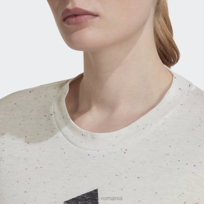 Adidas Tricou cu mânecă lungă pentru viitorii icoane winners 3.0, alb melange femei melange alb 2JBN22556