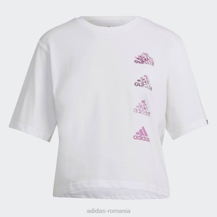 Adidas Tricou grafic alb pentru antrenament aeroready adidas femei alb 2JBN22659
