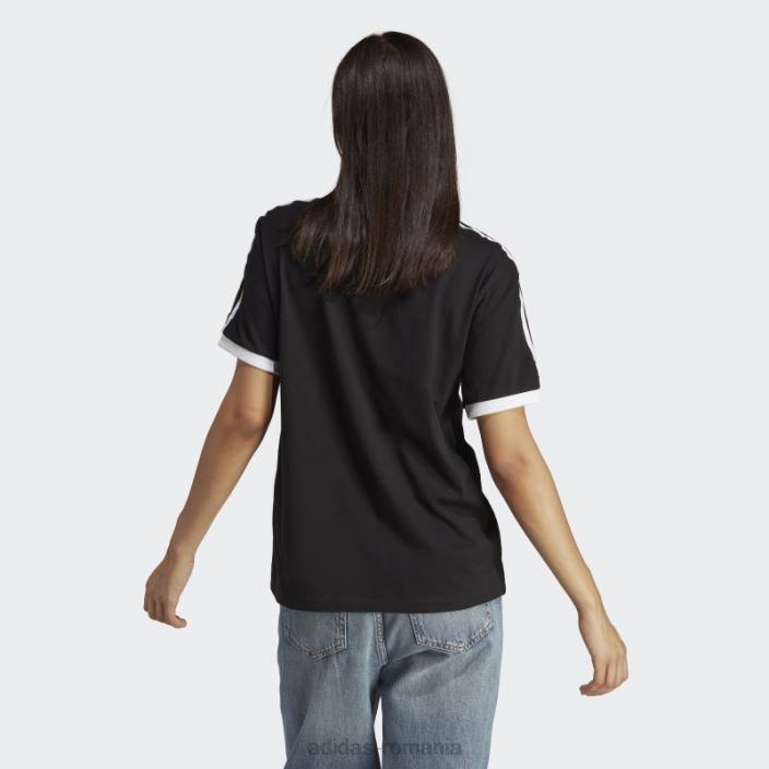 Adidas Tricou negru cu 3 dungi adicolor classics adidas femei negru 2JBN22442