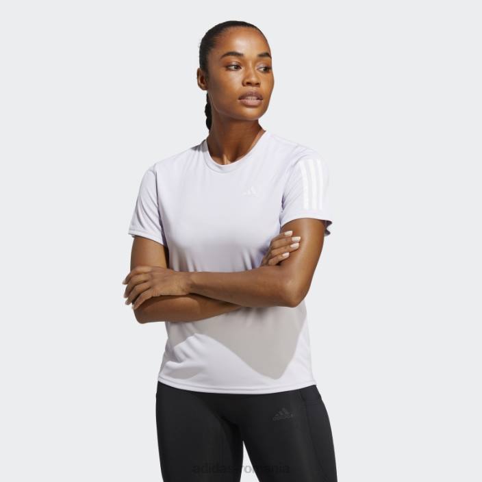 Adidas deține tricou de alergare zori argintii femei zori argintii 2JBN22849