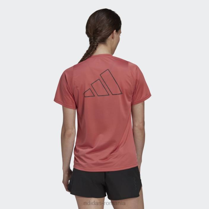 Adidas icoane roșii ale alergării tricou femei roșu 2JBN22492