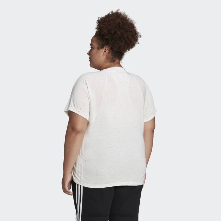 Adidas icoane viitoare winners 3.0 tee (plus size) white melange femei melange alb 2JBN22675