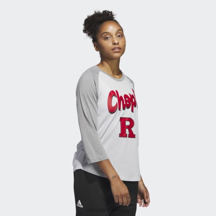 Adidas ncaa-rut-7a4-1 Tricou de baseball cu mânecă 3/4 femei gri/hether/ncaa-rut-7a4-1 2JBN22902