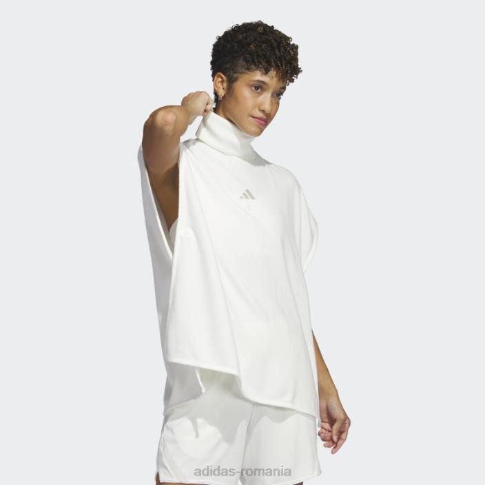 Adidas selectați poncho alb femei alb 2JBN22748