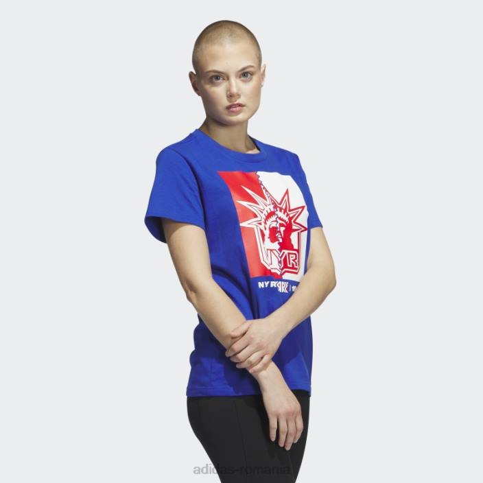 Adidas tricou Rangers albastru regal playmaker femei albastru regal/multi 2JBN22961