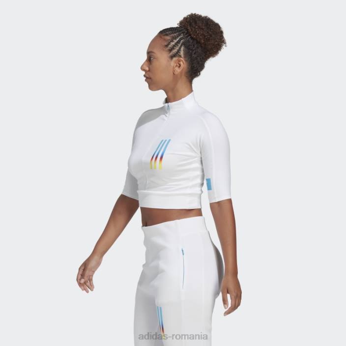 Adidas tricou adidas slim fit mission victory alb femei alb 2JBN22443