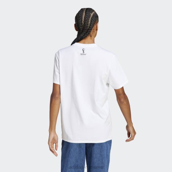 Adidas tricou alb adidas cupa mondială fifa 2022 germania femei alb 2JBN22716