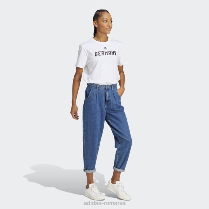 Adidas tricou alb adidas cupa mondială fifa 2022 germania femei alb 2JBN22716
