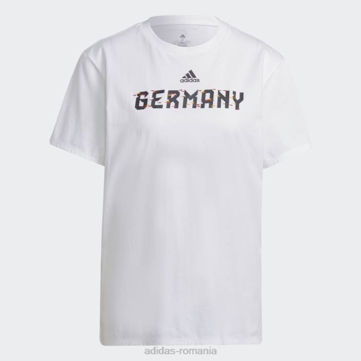 Adidas tricou alb adidas cupa mondială fifa 2022 germania femei alb 2JBN22716