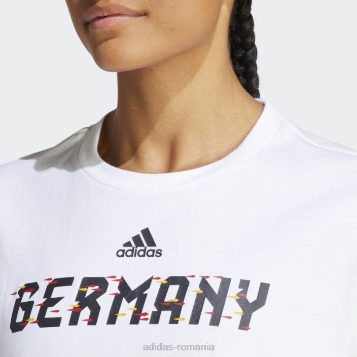 Adidas tricou alb adidas cupa mondială fifa 2022 germania femei alb 2JBN22716