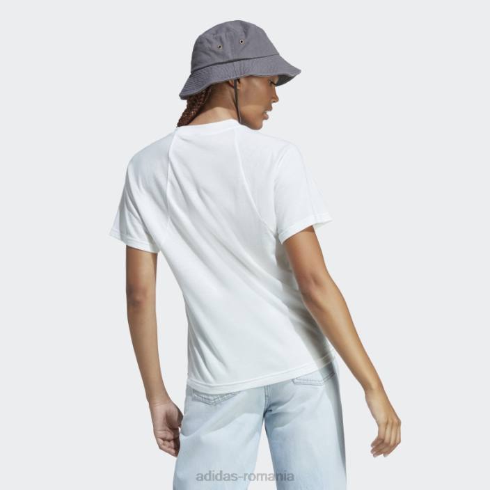 Adidas tricou alb melange fashion future icons winners 3.0 femei alb melange/gri 2JBN22803