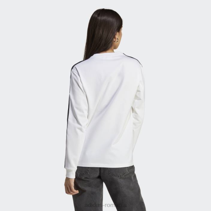 Adidas tricou cu mânecă lungă adicolor classics alb femei alb 2JBN22561