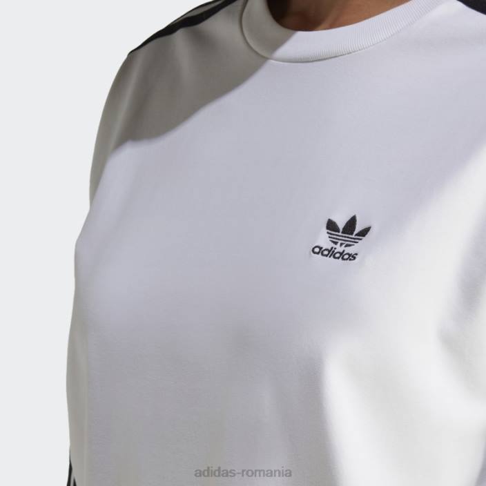 Adidas tricou cu mânecă lungă adicolor classics alb femei alb 2JBN22561